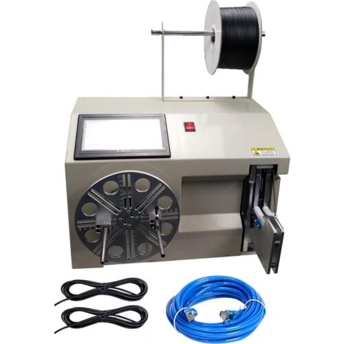 Semi-automatic cable tie machine Winding and tying machine Wire Twist Tie Machine cable coil bunding equipment