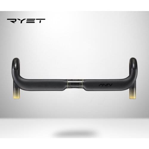 2021 RYET Carbon Handlebar Road Bicycle UD Matt Bike Handle Bar Bicycle Bent Bar 40 42 44cm HandleBar 31.8mm Bike Parts