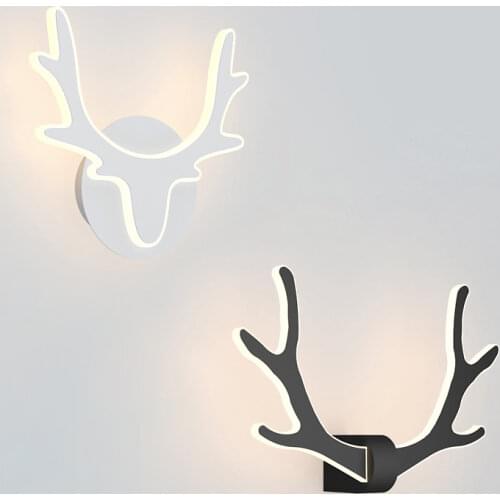 Antler Wall Lamp Bedroom Bedside Study Room Living Room Lights Aisle Corridor Childrens Room Background Wall Indoor Lighting