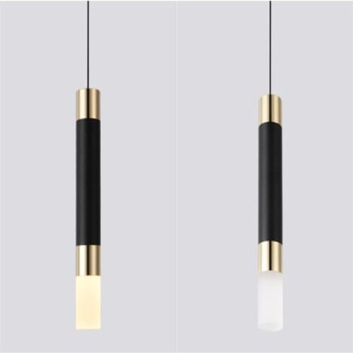 Led Pendant light Dual light sources shine up and down droplight fixture Kitchen Island Dining Room Shop Bar Counter Decoration