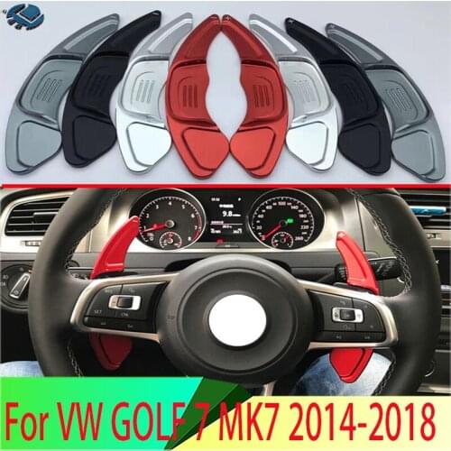For VW GOLF 7 MK7 2014-2018 Aluminum alloy Steering Wheel Shift Paddle Extension