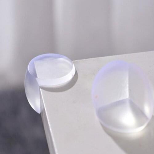 1pc Clear Table Desk Corner Edge Guard Cushion Baby Round Bumper Protector Transparent Table Leg Protector For Kids Safety Care