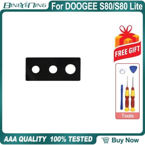100% New Original Rear camera lens For DOOGEE S80/S80 Lite Back housing Glass lens Repair Replacement Accessories Parts