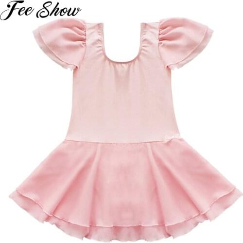Girls Ballet Dress Costume Toddler Gymnastics Leotard Professional Ballerina Tutu Ballet Dance Dress Leotards for Girl Dancewear