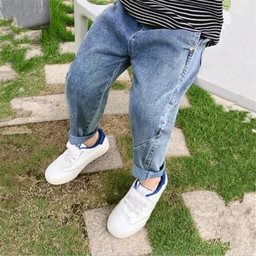 Trouser for Boy Children Denim Pants Solid Casual All-match 2019 Autumn Boys Jeans Denim Pants for Kids 2 3 4 5 6 7 Years