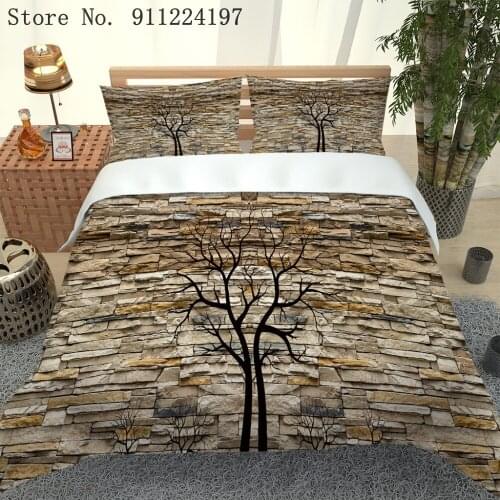 Home Textile Withered Tree Duvet Cover Comforter Bedding Set 3D Printing Luxury 3pcs Quilt Cover Single Double Queen King Size