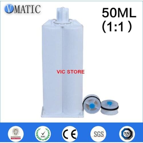 Free Shipping Two Component 50ml/cc Cartridge 1:1 For Dispensing Gun