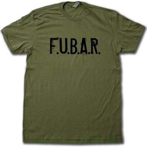 F.U.B.A.R. Saving Private Ryan Movie T Shirt ? Funny Marine Corps & Army Saying. New Fashion T Shirt Graphic Letter