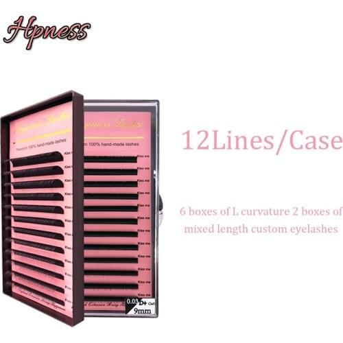 Individual Soft Classic False Eyelash Extension Premium Silk Natural 3D Mink Individual Lash Makeup Lashes Free Shipping