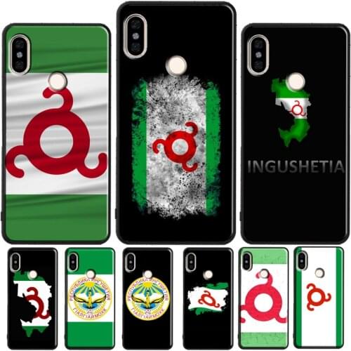 Ingushetia Flag Case For Xiaomi Redmi 9 9A 9C 7A 8A 9T Back Cover For Redmi Note 10 Pro 7 8 9 Pro 8T 9S