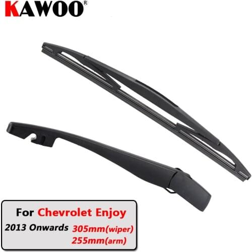 KAWOO Car Rear Wiper Blade Blades Back Window Wipers Arm For Chevrolet Enjoy Hatchback (2013 Onwards)305mm Auto Windscreen Blade