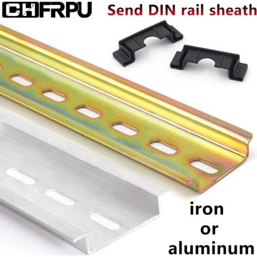 DZ47 Terminal Blocks RelayUniversal Type NS35 Steel/Aluminium DIN Rail For C45 Contactor etc 35mm wide 7.5mm high