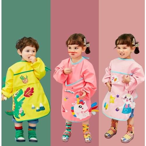 KOCOTREE Long Sleeve Aprons For Kitchen China