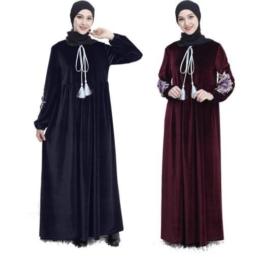 Abaya Dubai Muslim Dress Kaftan Kimono Bangladesh Robe Musulmane Islamic Clothing Caftan Marocain Turkish UAE Eid Gift Part 2019