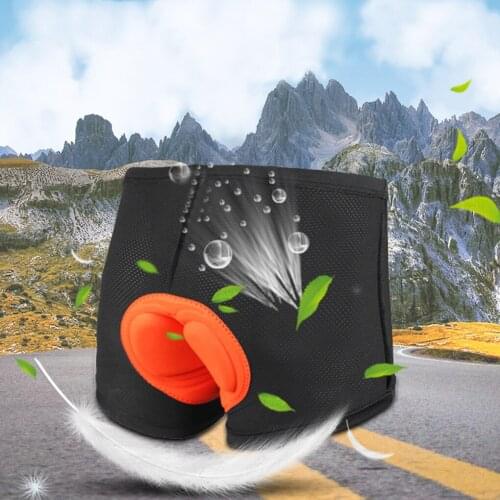 Men/Women Silicone Sponge Breathable Perspiration Sport Shorts Padded Casual Cotton Blended Bicycle Cycling Underwear Shorts