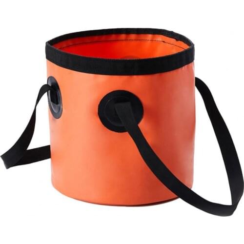 10L/20L Bucket Folding Waterproof PU Camping Water Storage Container for Travel