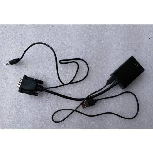 VGA Male to HDMI Female 1080P Output HDTV Audio Video Cable Converter Adapter