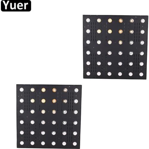 2Pcs/Lot LED Flat Flood Light 36x3W Matrix Stage RGB 3IN1 Strobe Lights For Dance Club DJ Disco Party Bar Stage Effect Lighting