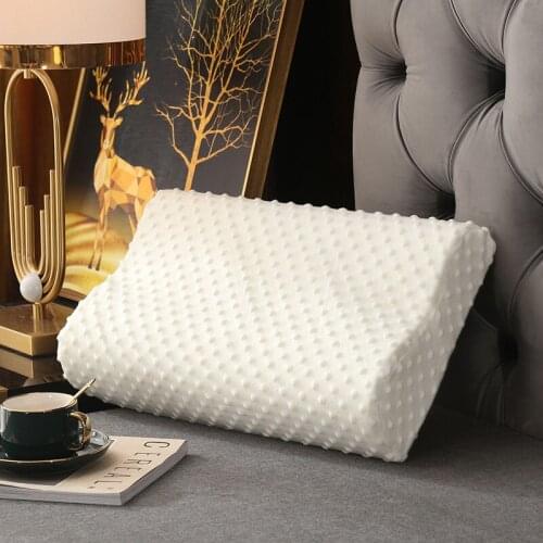 Memory Foam Pillow, Basic Bed Pillow for Side, Back, Stomach Sleepers - Queen, Pillowcase Washable