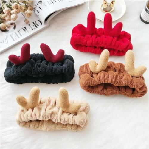 New lovely Christmas antler wash face headband hair band accessories for women