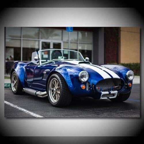 Home Decor Prints Painting Supercar Pictures Wall Art Shelby AC Cobra Modular Vintage Car Modern Canvas Cabriolet Poster Bedside