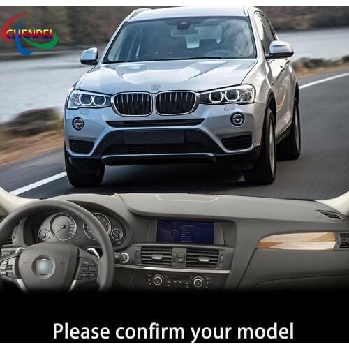 Anti-Slip Anti-UV Mat For BMW X3 F25 2011-2017 Dashboard Cover Pad Dashmat Protect Sunshield Pad Car Accessories