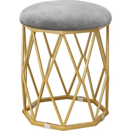 Nordic dressing stool light luxury makeup stool dressing table stool net red nail chair girl cute bedroom stool