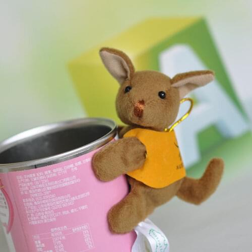 High quality goods cute kangaroo 12cm plush toy kangaroo doll christmas gift d979
