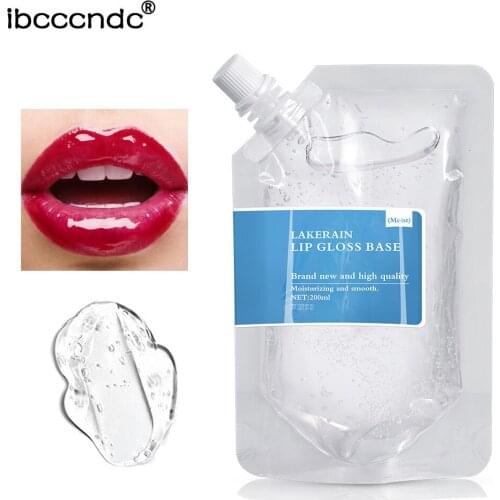100ml Clear Lip Gloss Base Gel Lip Glaze Material Moisturizing Matte Base Gel Lipgloss Base Handmade Liquid Lipstick Makeup