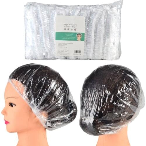 200 Pieces Waterproof Disposable Extra Large Bath Shower Caps For Men Women