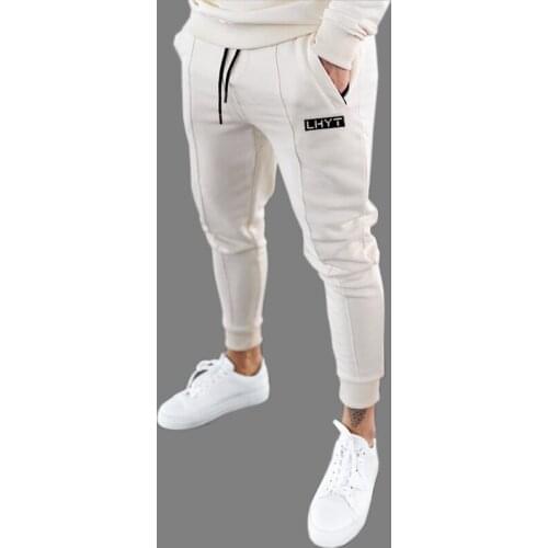 Black Pants Men Joggers Sweatpants 2020 New Streetwear Trousers Fashion Printed Muscle Sports Men Casual Pants