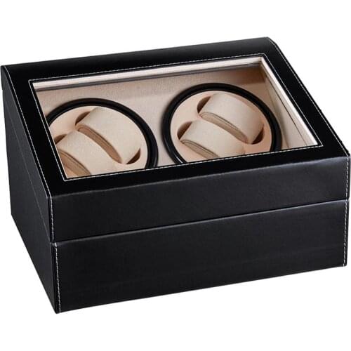 3 Design 4+6 Watch Winder Box WOOD for Automatic MECHANICAL Watches WOODEN Winding Motor Shaker Uhrenbeweger Watchwinder Casket
