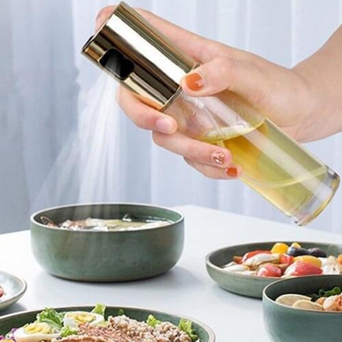 Kitchen Set Oil Dispenser Barbecue Glass Mixing Condiment Bottle Vinegar Soy Sauce Spray Oiler Seasoning Condiment Bottle