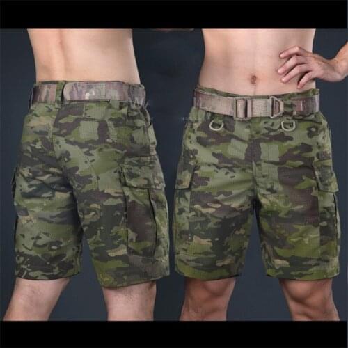 New CP Military Shorts Multicam Knee Length Short Pants for Trainning Camouflage Ripstop Shorts Army Shorts