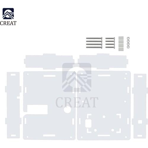 Clear Acrylic Case Shell Housing For LCR-T4 M328 Transistor Tester Capacitance Mega328 Box DIY KIT