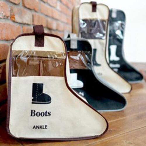 Shoes Dust Bag Home Boot Storage Bag Boots Leather Shoes Cover Minimalism Travel Shoe Bag Eco Visible Storage Pocket