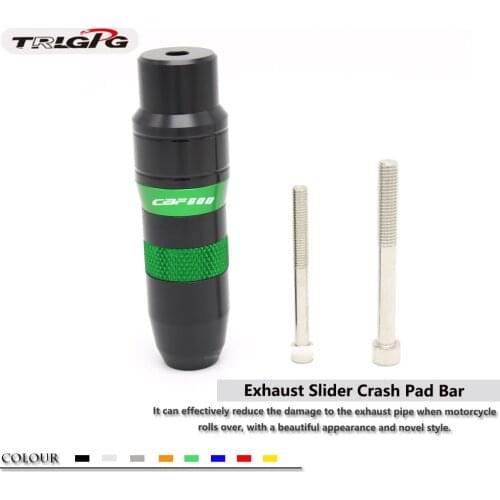 Motorcycle CNC Frame Exhaust Sliders Crash Protector Pads with logo For Honda CBF600/SA 2006-2017