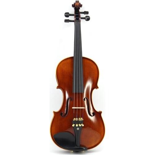 High Quality 1/8 1/4 1/2 solid wood advanced student violin/Fiddle +Case+Bow+ Bridge for Violin Beginner
