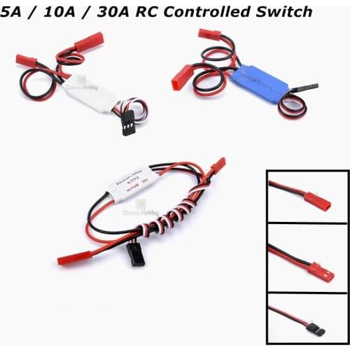 1pcs 5A / 10A / 30A Remote Control TX Controlled Relay Electronic Switch PWM Receiver LED Control Spray RC Switch Interruptor