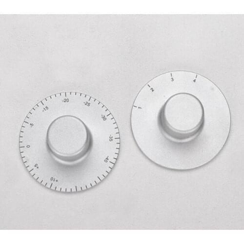 1pcs full aluminum silver straw hat type knurled knob 50mm volume knob