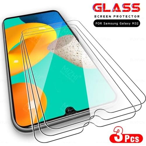 3pcs glass for samsung m32 screen protector for samsung galaxy m32 m 32 32m SM-M325FV 6.4'' tempered glass safety films