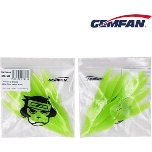 4Pairs Gemfan Hurricane 4024 4X2.4 2-Blade PC Propeller for FPV Racing 4Inch Toothpick Micro Long Range Drones Explorer LR4