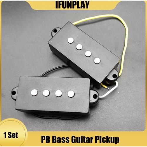 Open 4 Strings PB P Bass Pickup Humbucker Pickup 4 String Bass Pickup for PB Bass Parts Replacement