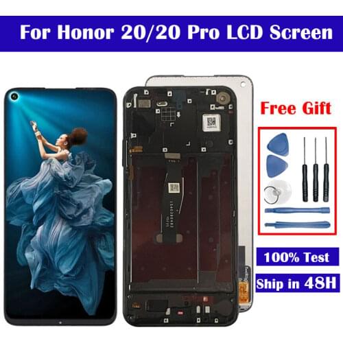 Display for Huawei Honor 20 YAL-L21 LCD Touch Screen Digitizer Replacement Free Shipping