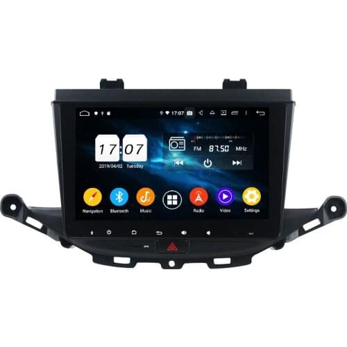9" Android 9.0 Car Radio For OPEL ASTRA K 2016-2017 Car Audio Stereo 8 Core Car Multimedia 1 Din Car DVD Player 1024*600 DSP GPS