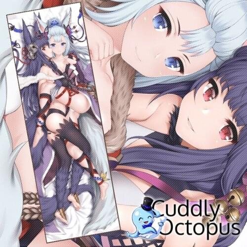 Anime Yuel Societte Granblue Fantasy Dakimakura Hugging Body 2WAY Pillow Case Cover Pillowcase Cushion Bedding Xmas Gifts Cud