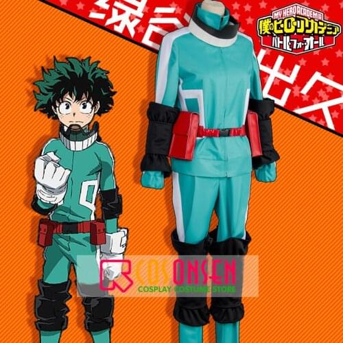 Boku no Hero Academia Izuku Midoriya Hero Battle Uniform My Hero Academia Cosplay Costume COSPLAYONSEN