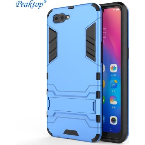 For Armor Case OPPO AX5 Case OPPO A3S Shockproof Robot Silicone Rubber Hard Phone Cover For OPPO AX5 A5 2018 6.2"
