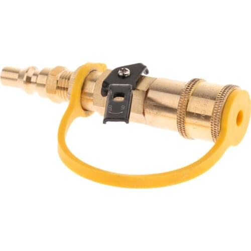 1/4'' Gas Quick Connect Adapter Fittings LP Propane Hose Quick Disconnect