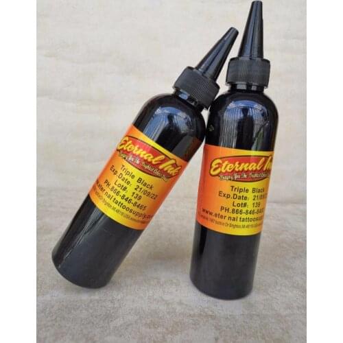 230ml Black Tattoo Ink Pigment Tattoo & Body Art 8 Oz Permanent Tattoo Makeup Pigment Accesories